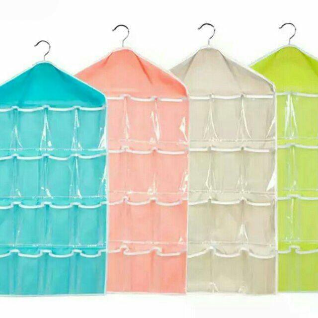 Set 5 túi treo đồ gấp gọn 16 ngăn