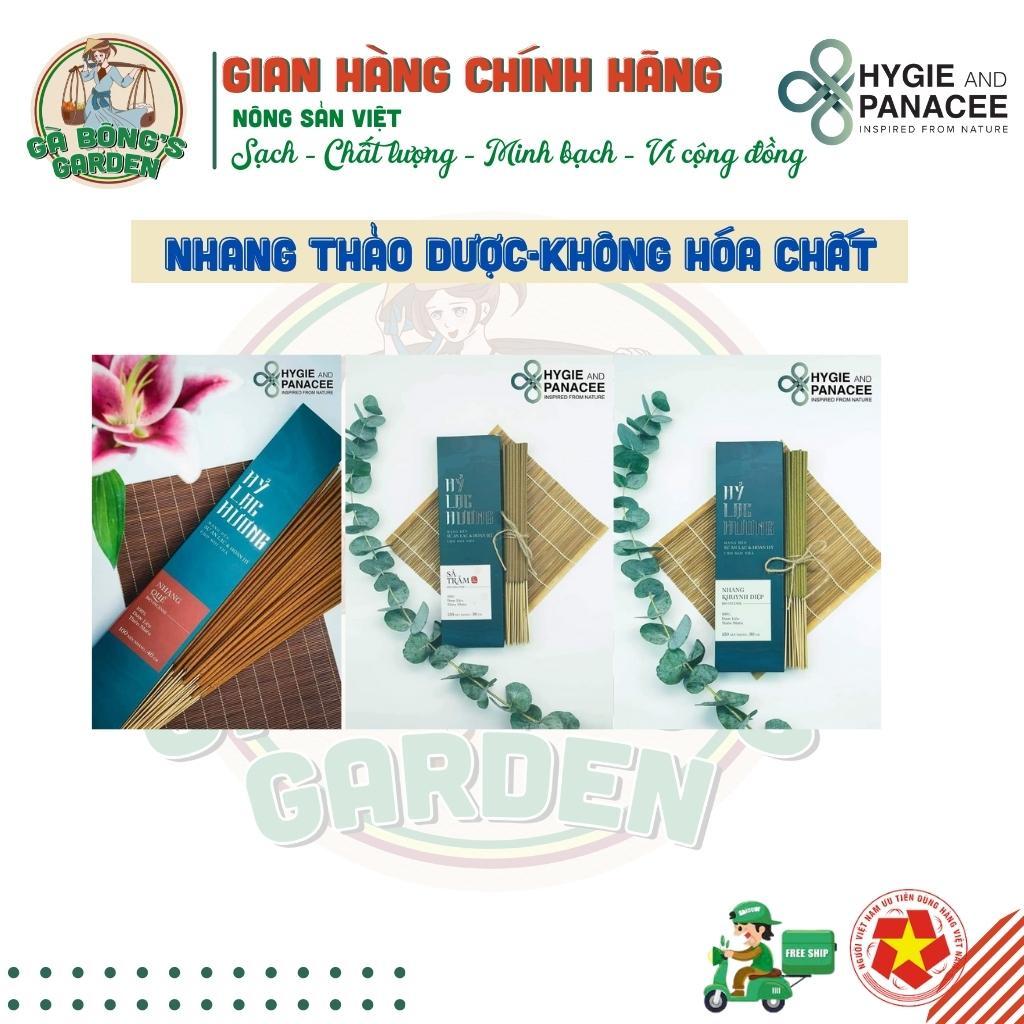 Hỷ Lạc Hương Nhang Thảo Dược Hygie Khử Khuẩn Thanh Sạch Ấm Cúng Khuynh Diệp Sả Trầm Quế