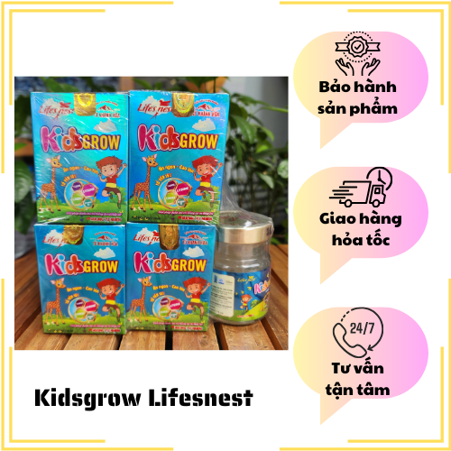 Đặc Sản Nha Trang-Tổ Yến Dành Cho Trẻ Em Kidsgrow Lifesnest Với 15% Yến Sào Thiên Nhiên  Seavy Combo 5 Hủ
