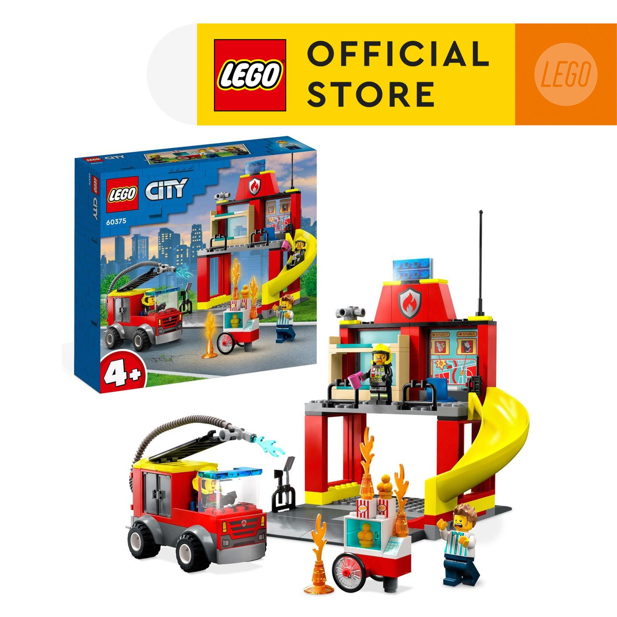 LEGO City 60375 Trạm Và Xe Cứu Hỏa (153 Chi Tiết)