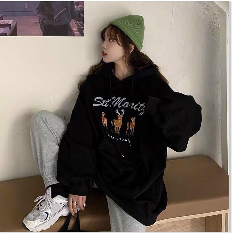ÁO KHOÁC NỮ HOODIES FORM RỘNG