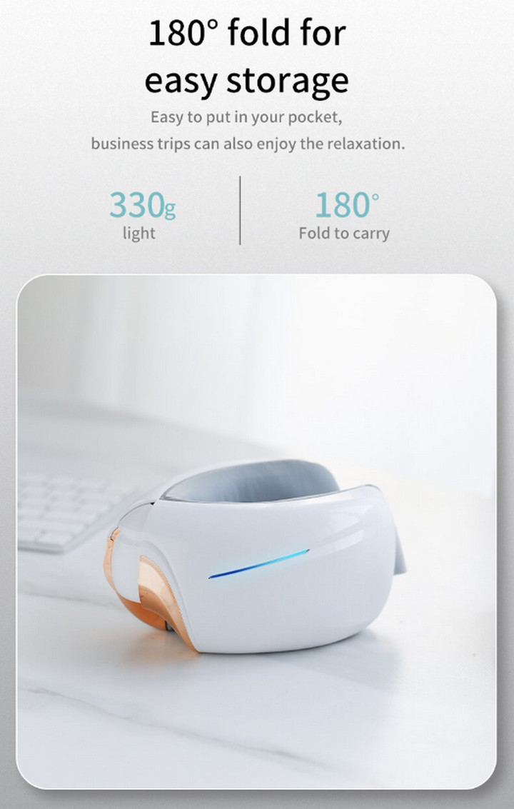 Máy Massage Mắt Chườm Nóng Visual Mask AIR Với 3 Chế Độ Rung - Home and Garden
