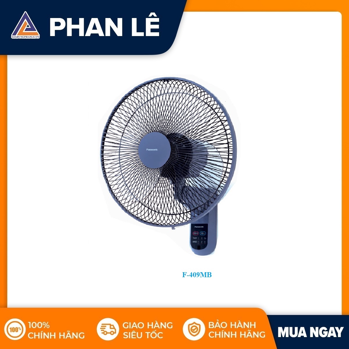 Quạt treo tường Panasonic F409M - HÀNG CHÍNH HÃNG