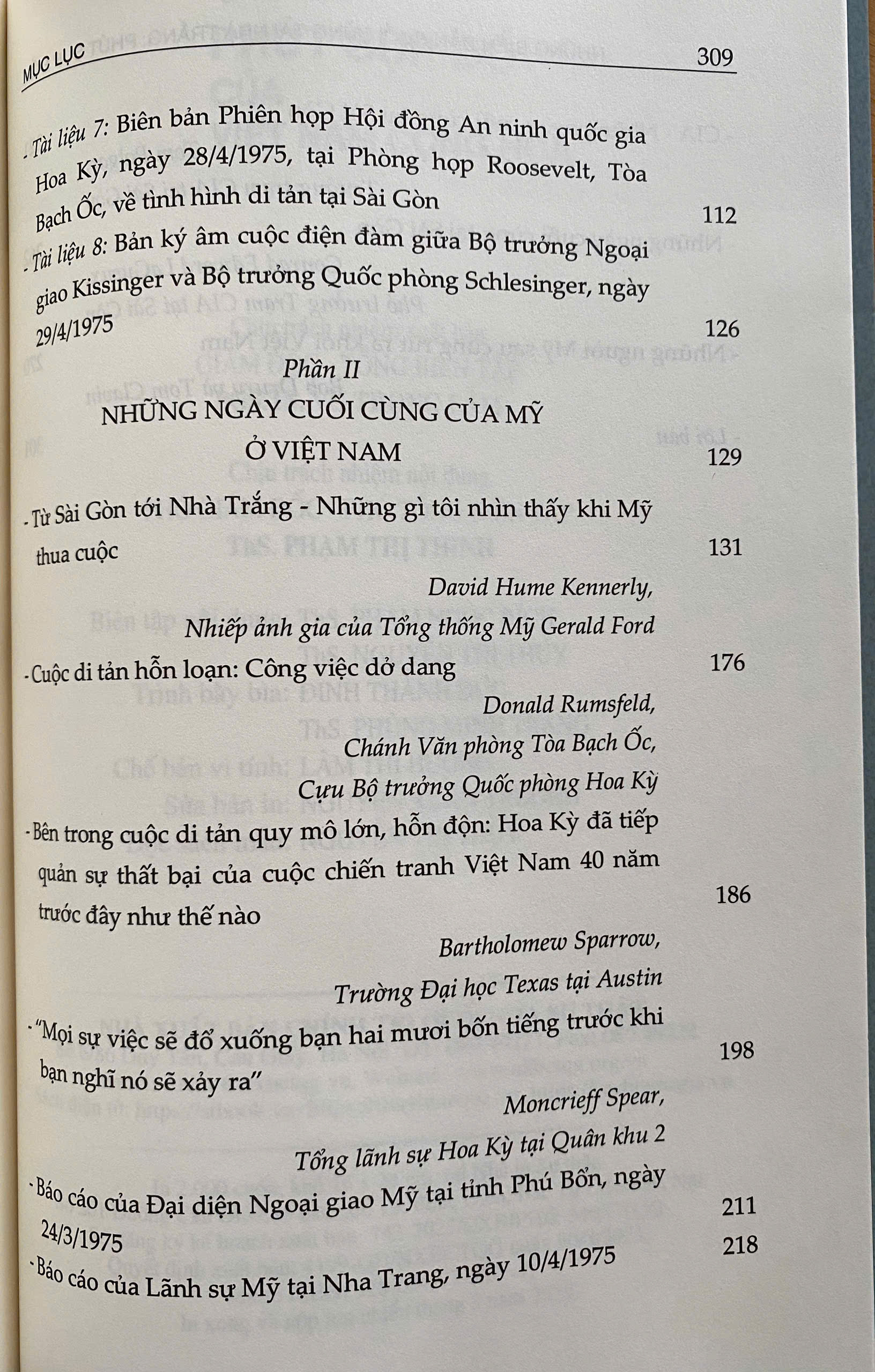 Những Biên Bản Cuối Cùng Tại Nhà Trắng:  Phút Sụp Đổ Của Việt Nam Cộng Hoà ( Xuất bản lần thứ ba )