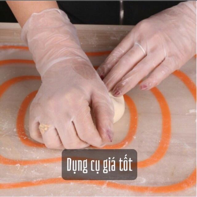 Găng tay PVC (không bột- không mùi) dùng trong nấu ăn nhà bếp (20 chiếc