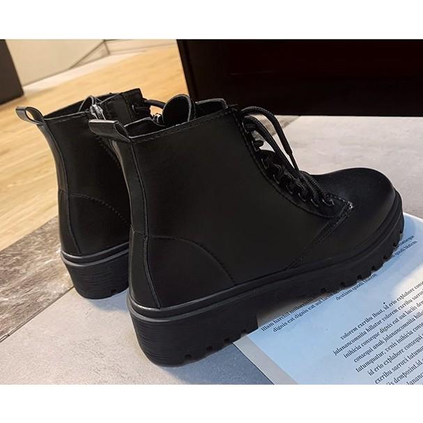 Giày Bốt Martin Phong Cách Retro Thời Trang