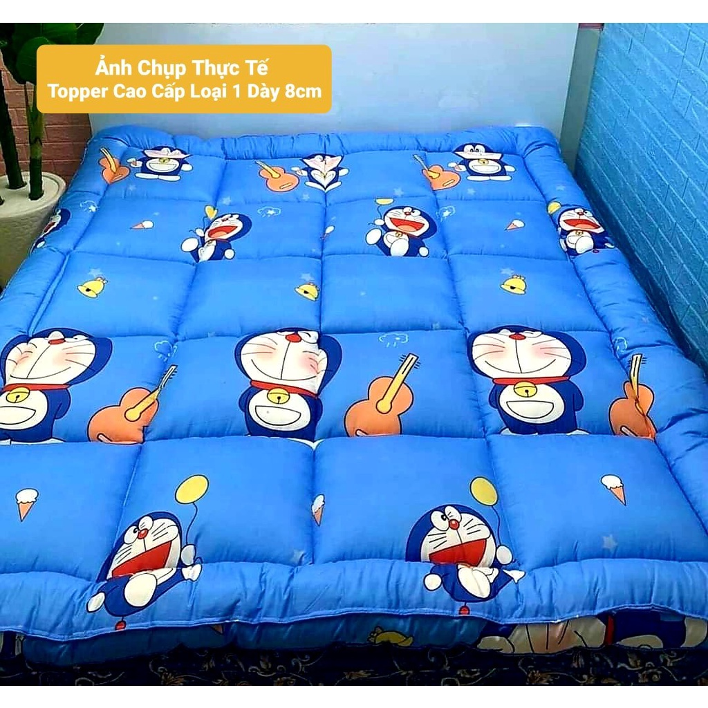 SALE MẠNH  NỆM TOPPER CHẤT LIỆU COTTON MỀM MỊN DÀY 7CM HÀNG ĐÀN HỒI CAO CẤP