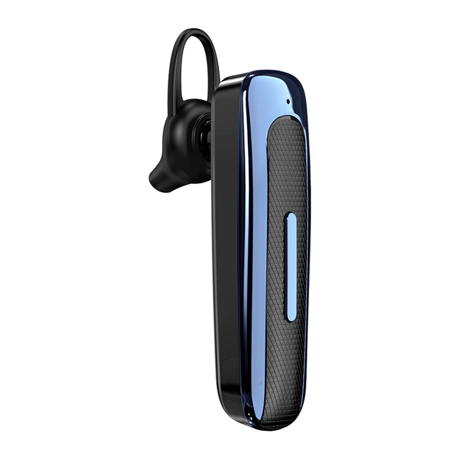 E1 Bluetooth Earpiece V5.0 Wireless Handsfree Headset with Microphone Driving Headset for Laptop Trucker Driver