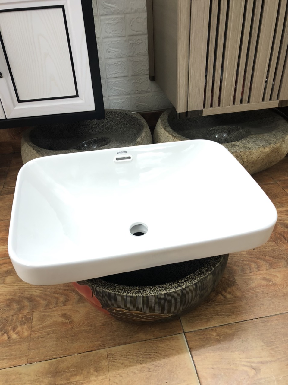 CHẬU LAVABO BÁN ÂM  GRVL 347