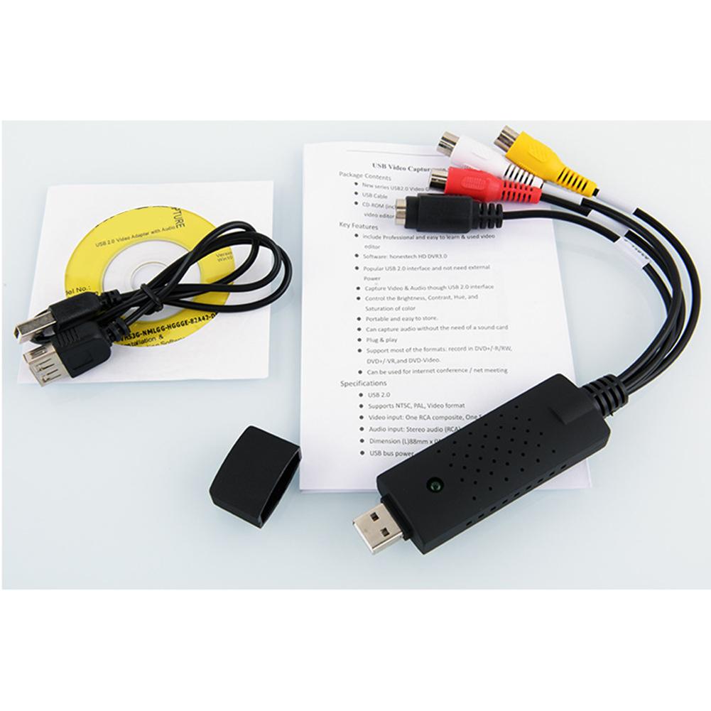Single-channel Usb 2.0 Video Card Audio Capture Card Adapter Ezcap Surveillance Camera Video Storage Converter