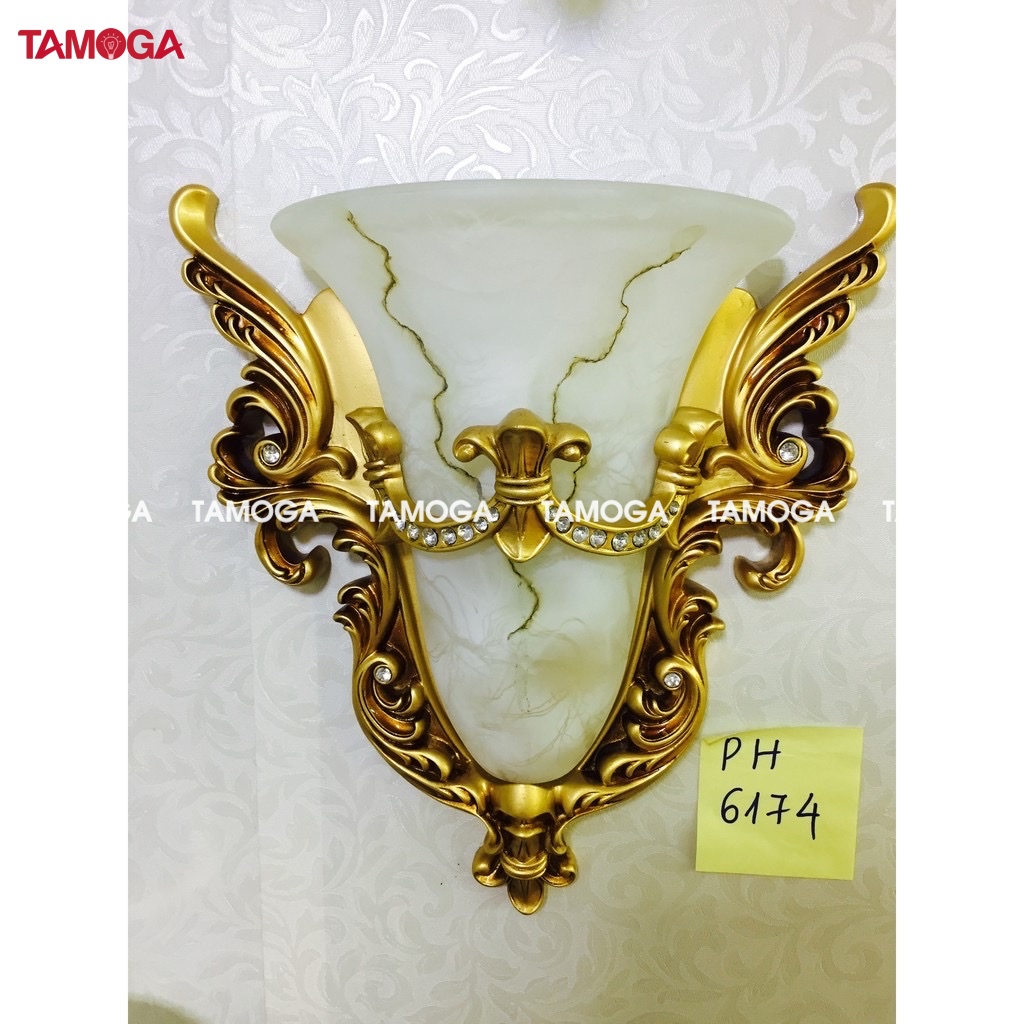 Bộ 02 đèn Đèn gắn tường trang trí cao cấp TAMOGA MIKIYA 6174 + Kèm bóng led chuyên dụng
