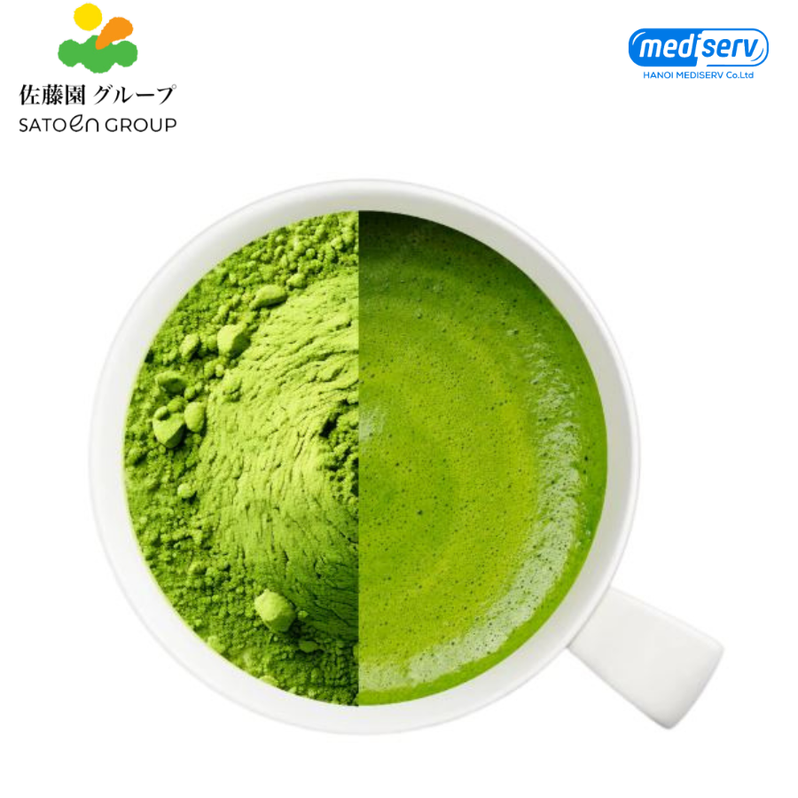 Bột Matcha Premium Satoen Nhật Bản – Sản xuất từ lá trà thượng hạng - Chống lão hóa, thải độc gan - Túi 100g/250g