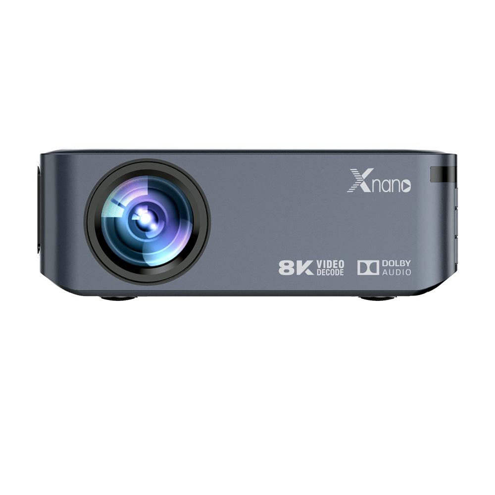 Box TV Xnano X1 Tích Hợp máy Chiếu - Ram 2G/16G - Full HD - Dual Wifi - Giải Mã 8K - Tích Hợp ĐIều Khiển Giọng Nói Bluetooth