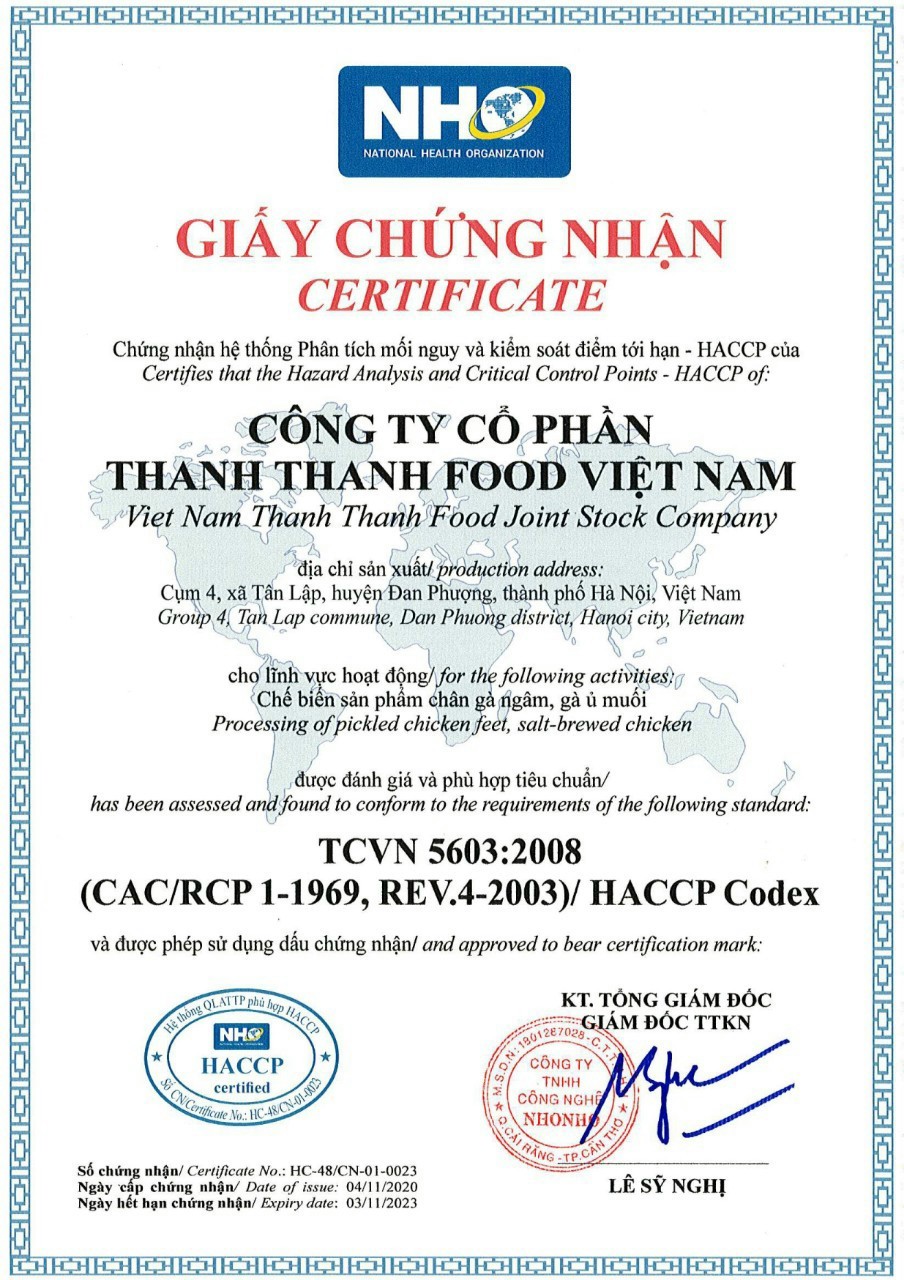 Gà ủ muối nguyên con Thanh Thanh Food