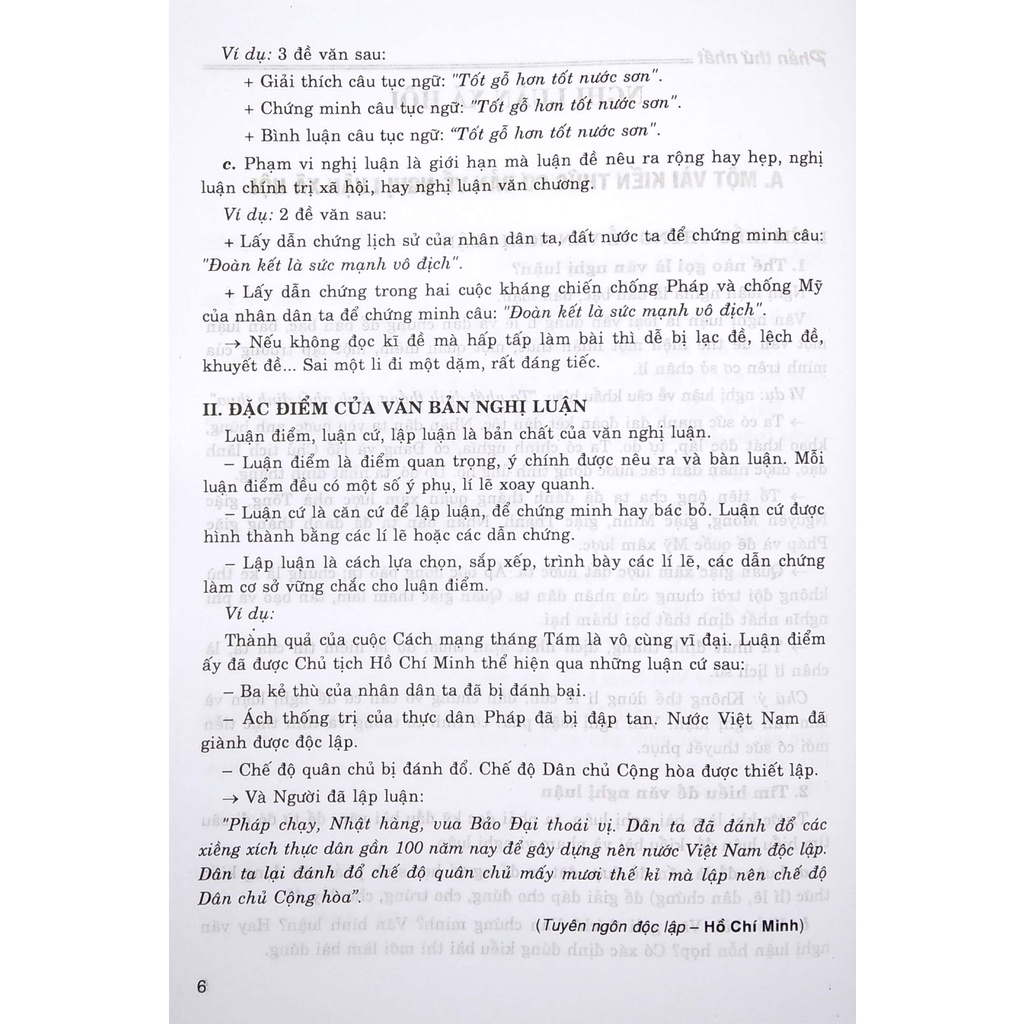 Những Bài Văn Nghị Luận Đặc Sắc Lớp 7