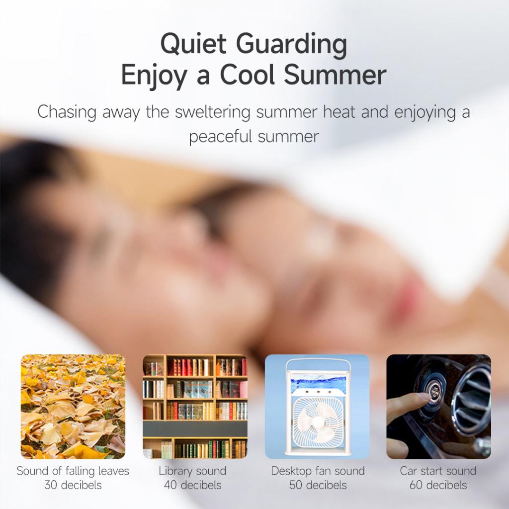 Bình Đựng Nước Làm Mát Xiaomi Youpin 680ml 7 Màu Tùy Chọn Kèm Quạt Phun Sương Tiện Dụng Hàng nhập khẩu