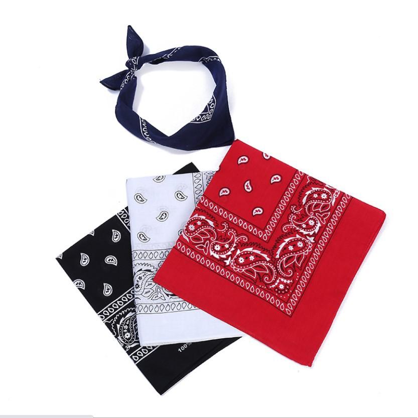 Khăn bandana turban vuông thời trang hàn quốc siêu nhiều màu tăng thêm điểm nhấn đầy tinh tế - Đỏ đô