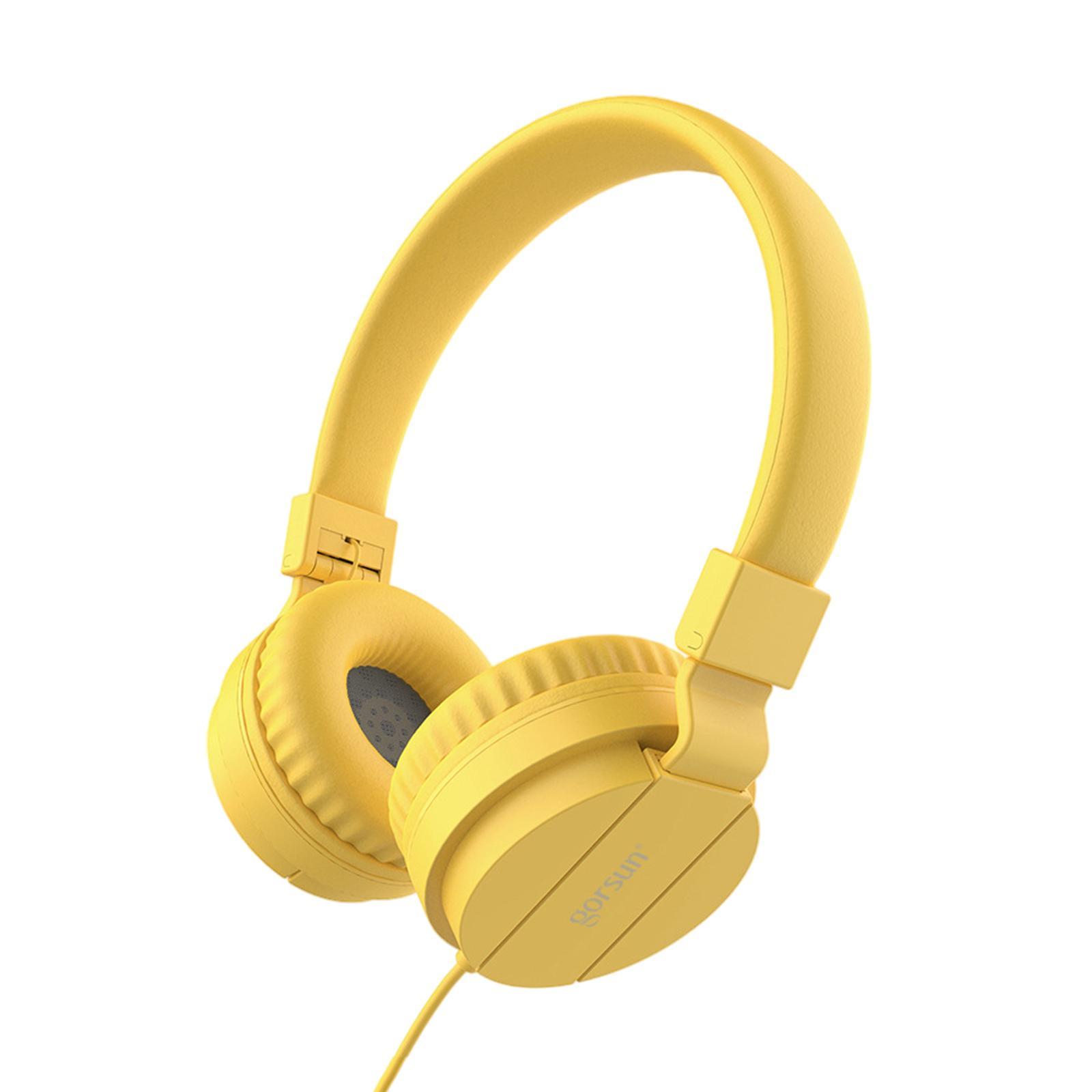 Over-Ear Headphone 3.5mm Foldable for Recording Cellphone Office Comfortable