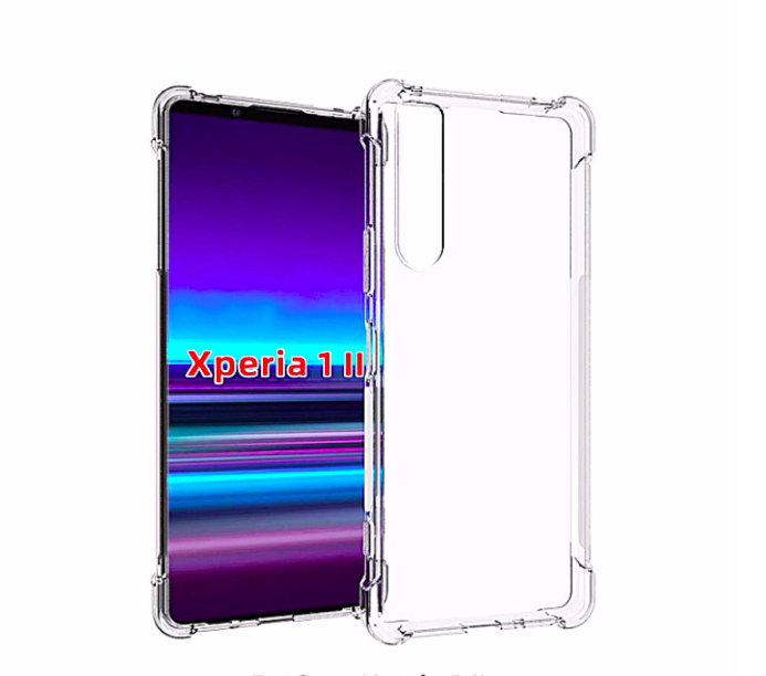 Ốp lưng dành cho Sony Xperia 1 Mark 2 dẻo trong chống sốc bảo vệ camera