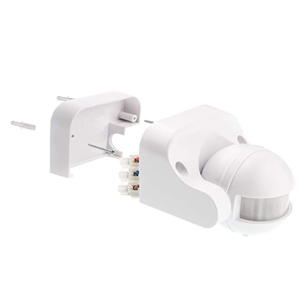 Cảm Biến Chuyển Động Hồng Ngoại - Công Tắc Đèn - Treo Tường - Phạm Vi IP44 - 12m