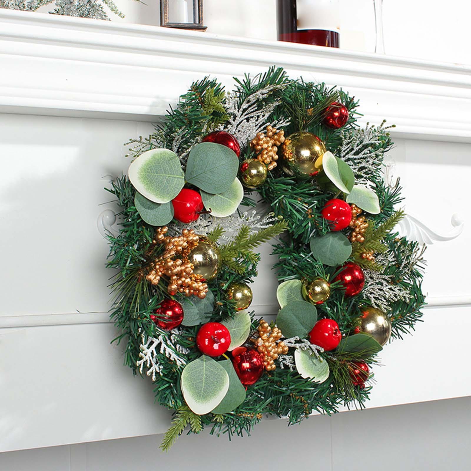Christmas Wreath Garland Decor Winter Wreath Christmas Decoration Indoor