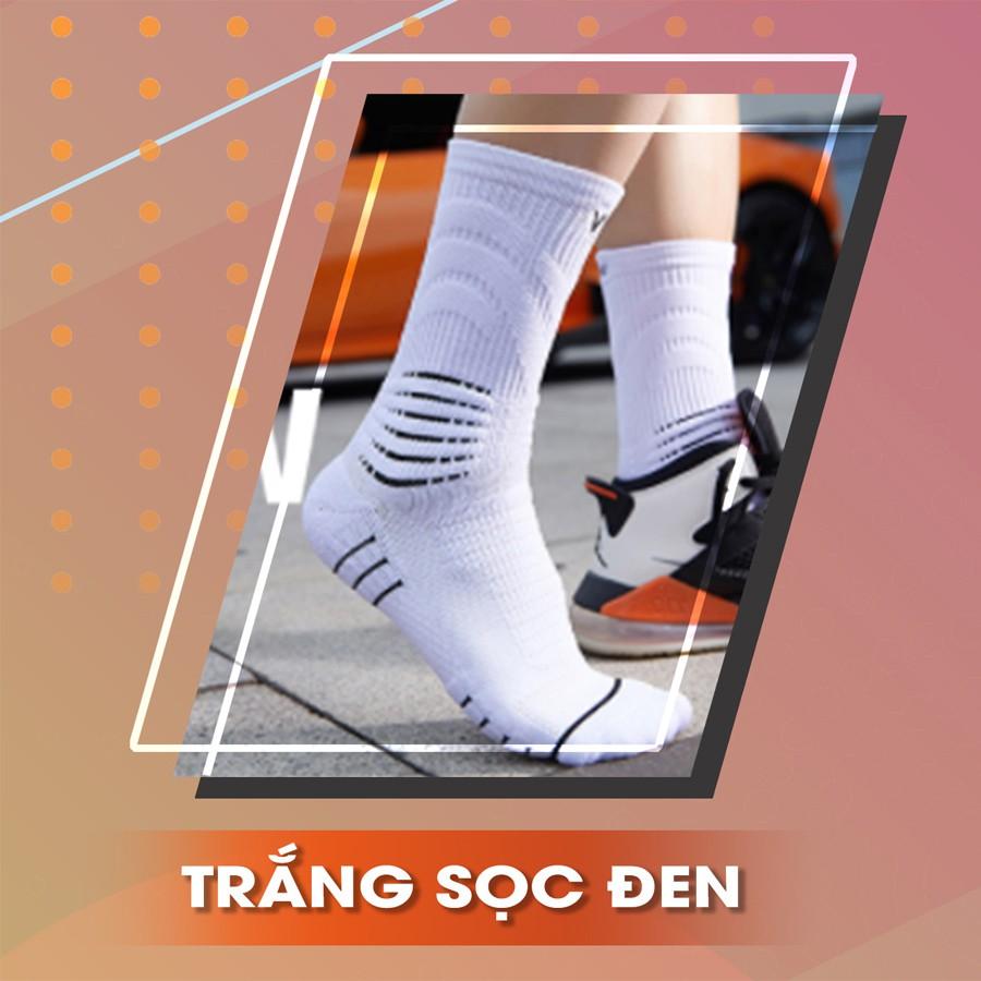 Tất bóng rổ cao cấp VEIDOORN - Công nghệ dệt 3D Knitted, Mềm Mại, Thoáng Khí - VT003 - AMBERVIETNAM
