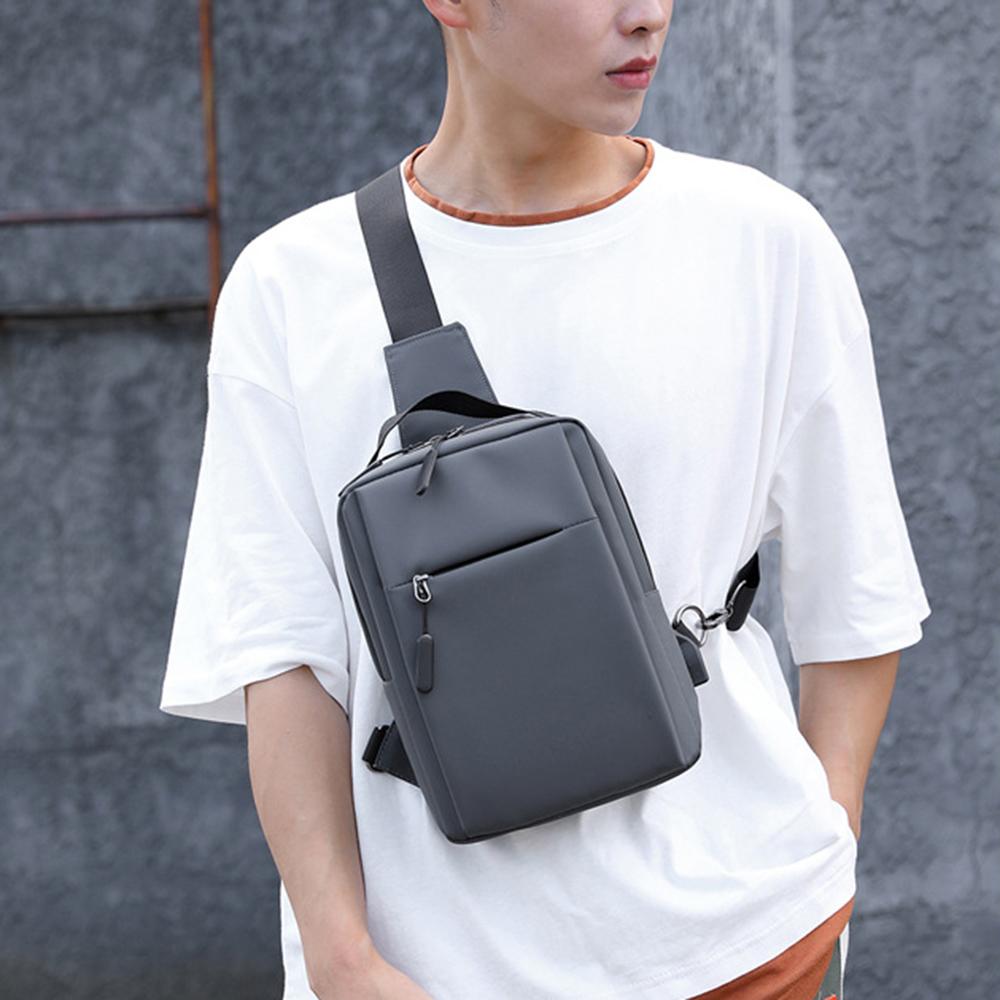 Túi Đeo Chéo Nam Bằng Nylon Chắc Chắn Có Thể Điều Chỉnh Độ Dài