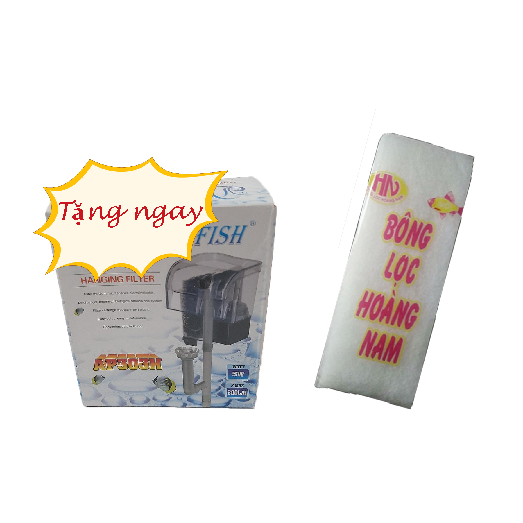 Lọc thác AP303H cho bể cá dài từ 30-35cm