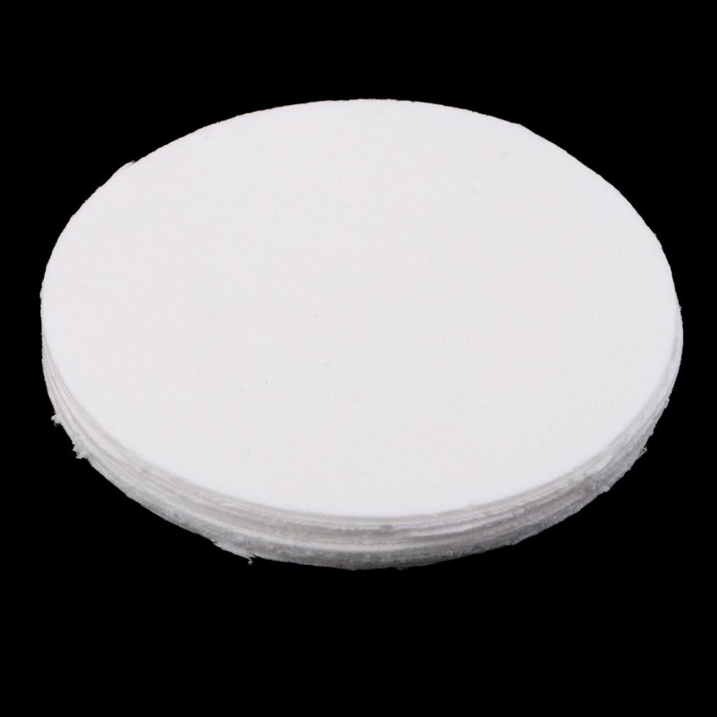 30 Sheet Ceramic Fiber Round Microwave Kiln Glass Fusing Paper, Dia 115mm