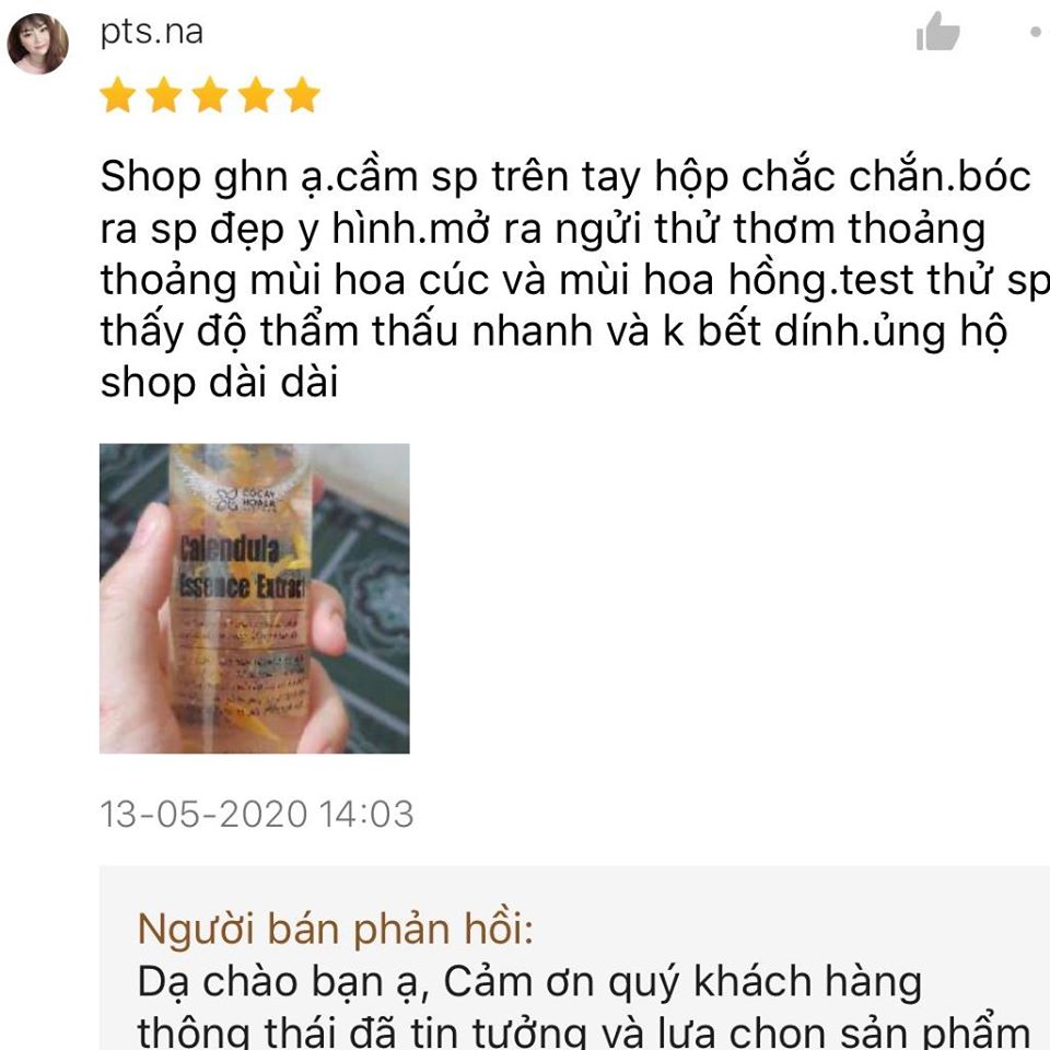 Nước thần hoa cúc 2in1 Calendula Essence Extract- Sáng da, cấp ẩm, se khít lỗ chân lông Cocayhoala 100ml