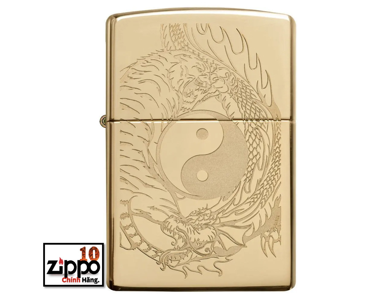 Bật lửa Zippo 49024 Tiger and Dragon Design - Chính hãng 100%