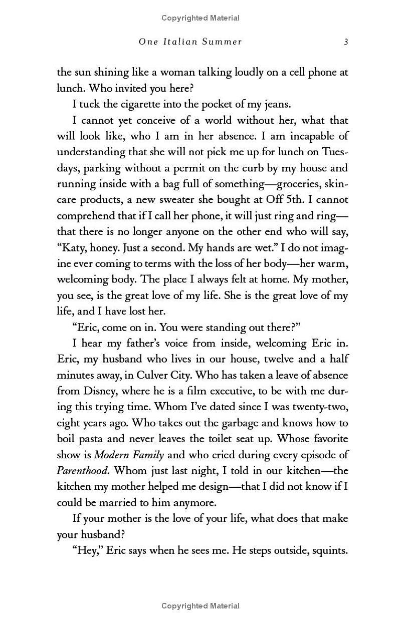 Sách ngoại văn: One Italian Summer