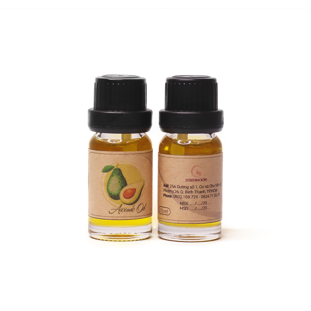 Dầu quả bơ Organic - Avocado Oil - Zozomoon (10ml)