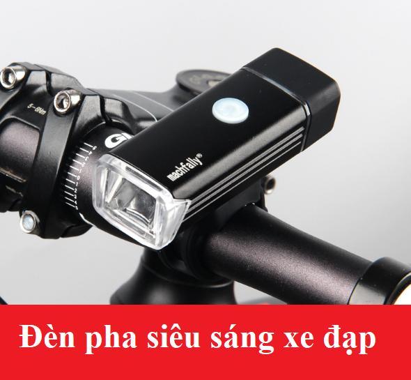 Combo xe đạp : Khóa Chống Trộm Xe Đạp +Đèn pha siêu sáng+Đèn led hậu có móc cài cho xe đạp