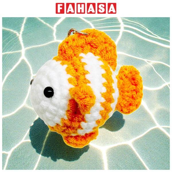 Móc Khoá Len Thủ Công Hình Cá - Mẫu 3