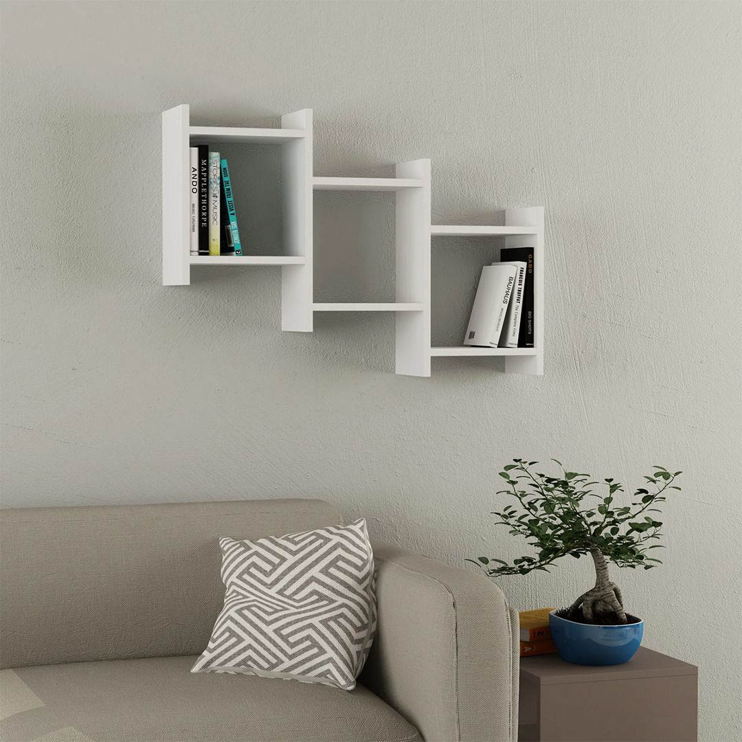 Giá đỡ sách treo tường thiết kế nhỏ gọn SMLIFE Washimine
