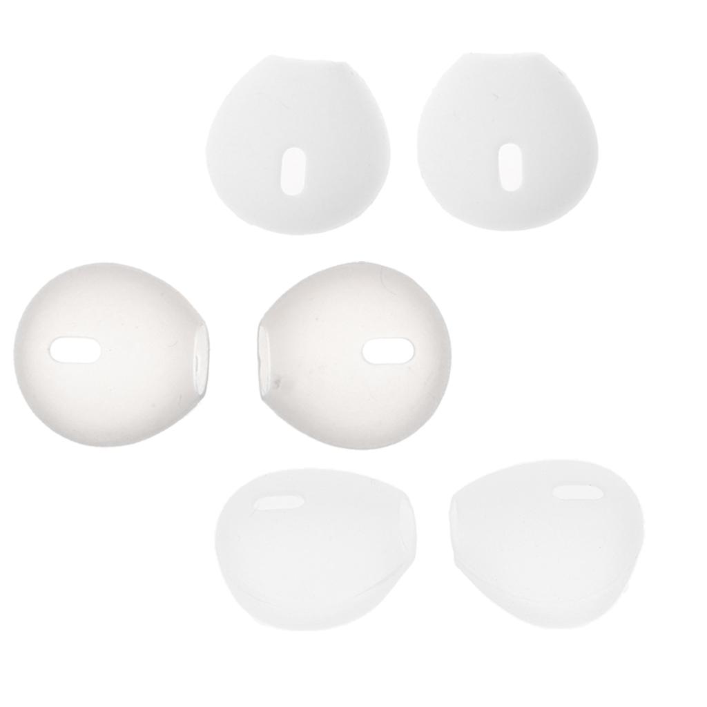 3 Đôi Silicone Eartips EarGels Nút Tai Nghe Bằng Đầu Tai Gel Nụ Tương Thích Rung iPhone 7 Tai Nghe Chụp Tai (Xá