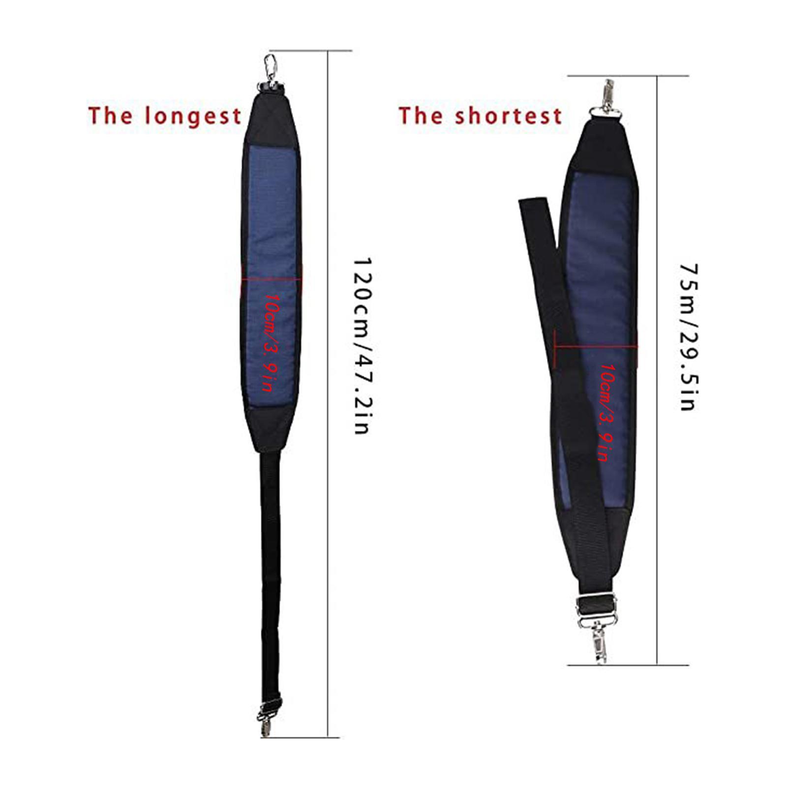 Golf Bag Shoulder Strap, Single Padded Adjustable Straps Universal Replacement