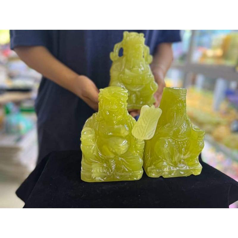 Thần Tài Thổ Địa Thần Phát cao 15cm, cao 20cm đá Ngọc