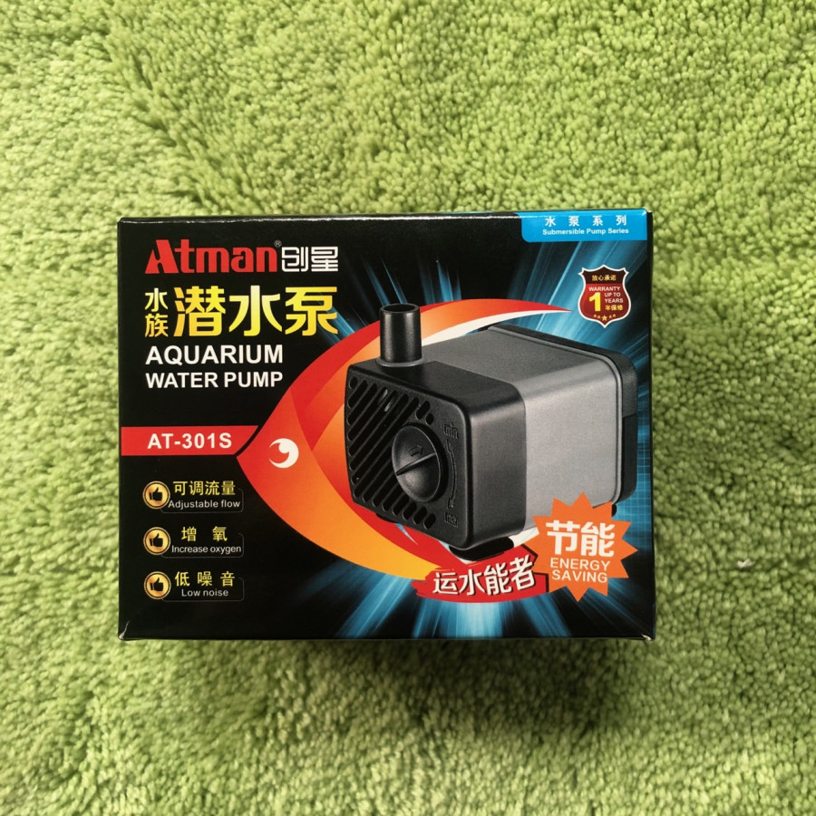 Máy bơm nước bể cá Atman AT-301S 2.5W siêu êm, siêu bền