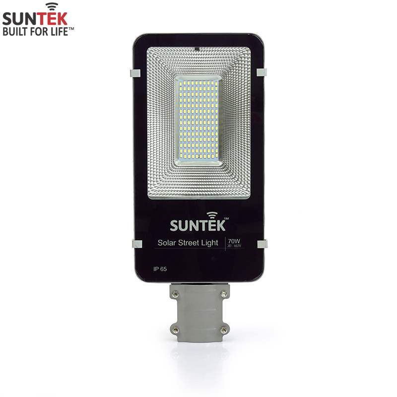 Đèn Đường Năng Lượng Mặt Trời SUNTEK LED Solar Street Light JD-6670 70W - Hàng Chính Hãng