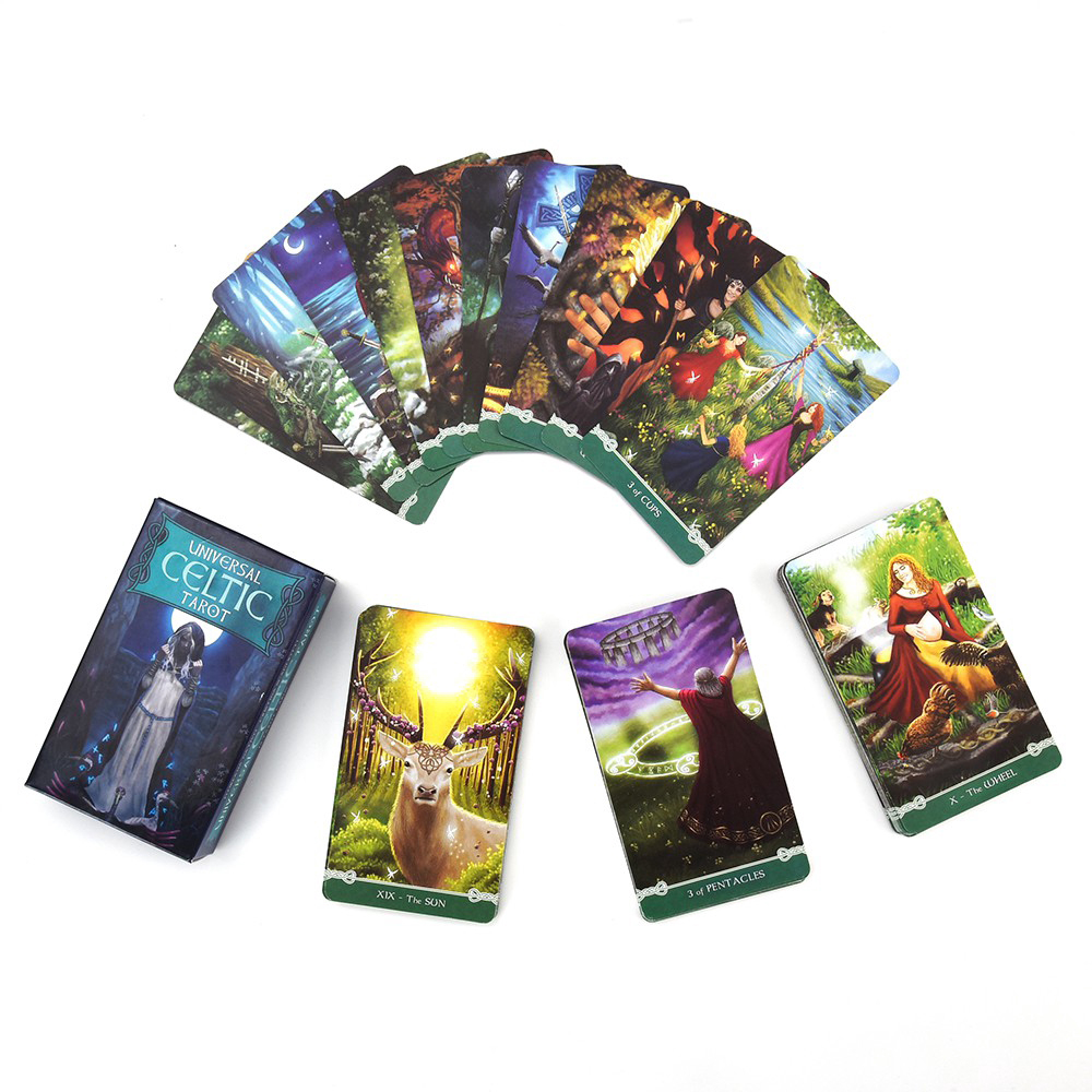 Bộ Bài Tarot Universal Celtic Tarot Tặng File Tiếng Anh Và Đá Thanh Tẩy