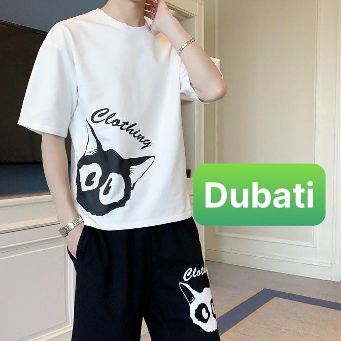 ĐỒ BỘ QUẦN ÁO THỂ THAO NAM MÈO CLOTHING, BỘ THUN CO GIÃN, SET ĐỒ BỘ THỂ THAO- DUBATI FASHION