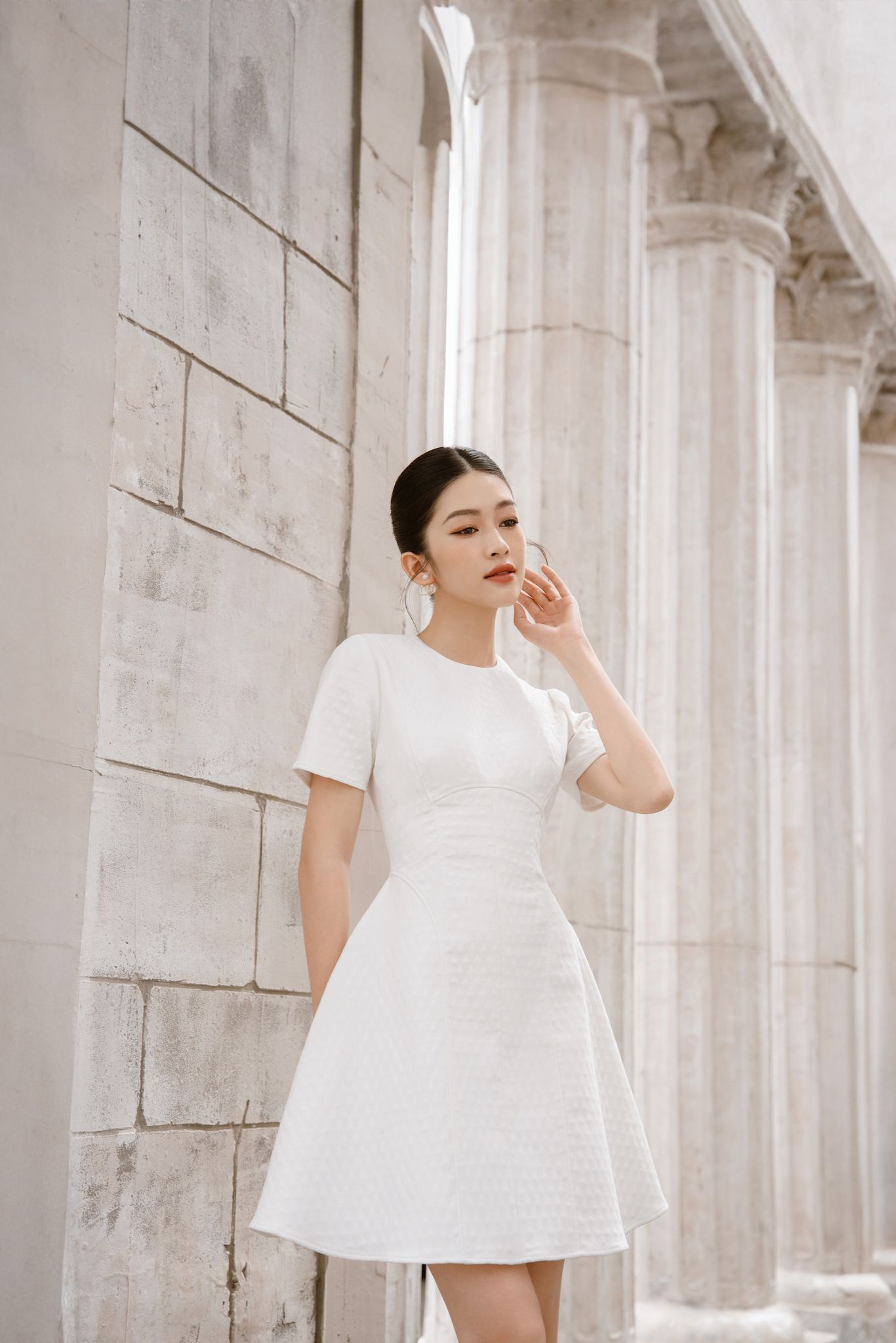 OLV - Đầm Katalina Puff Dress