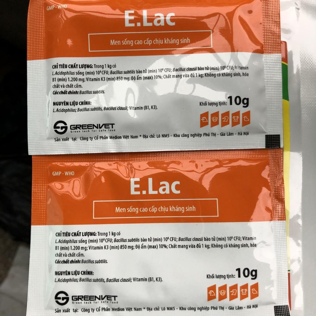 Men tiêu hóa sống Elac cao cấp cho chim cảnh, gà đá, chim cu gáy, chào mào, hamster