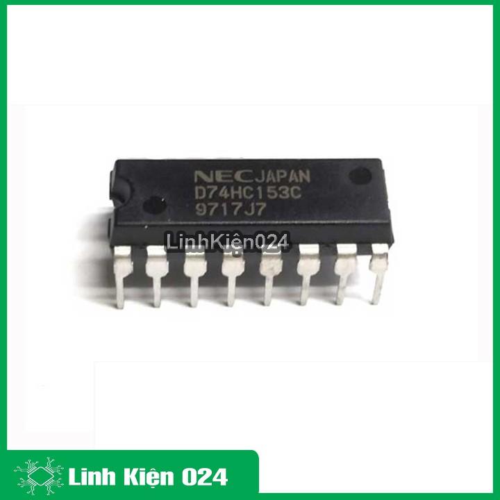 Chíp 74HC153 Dual 4-Input Multiplexer DIP16