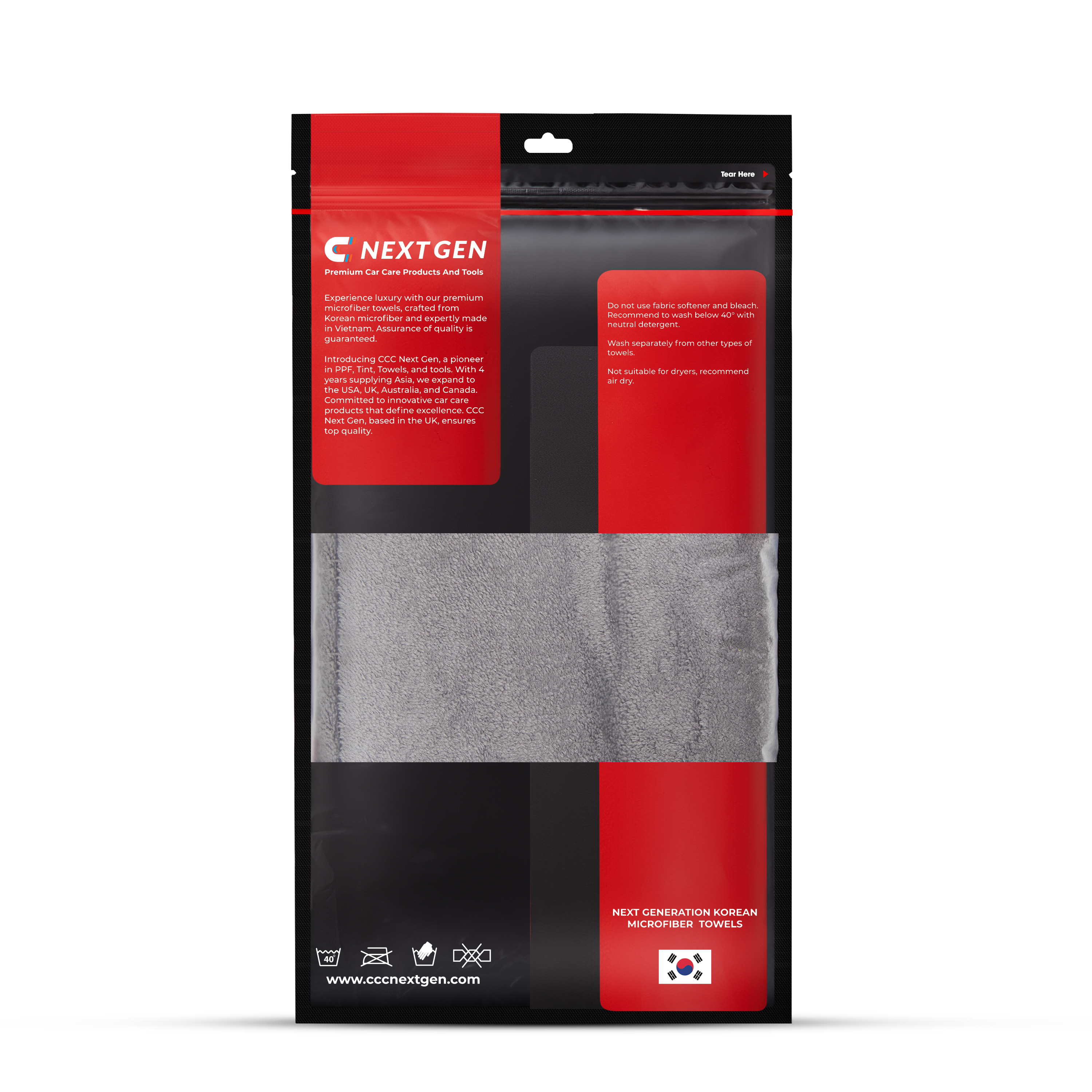 CCC NEXT GEN ELITE - Khăn Lau Xe Sợi Microfiber