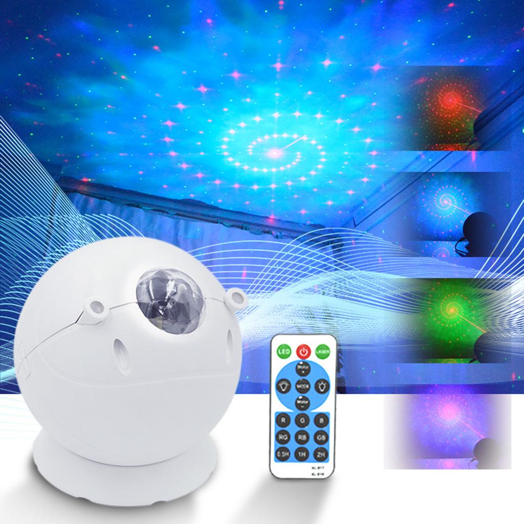 LED Galaxy Projector Light USB Sleep Atmosphere Ocean Projection Lamp Decor