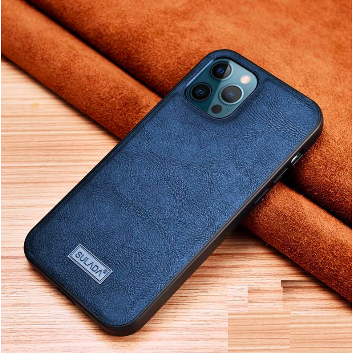 Ốp lưng iPhone 12 Pro Max chính hãng SULADA dạng da mềm
