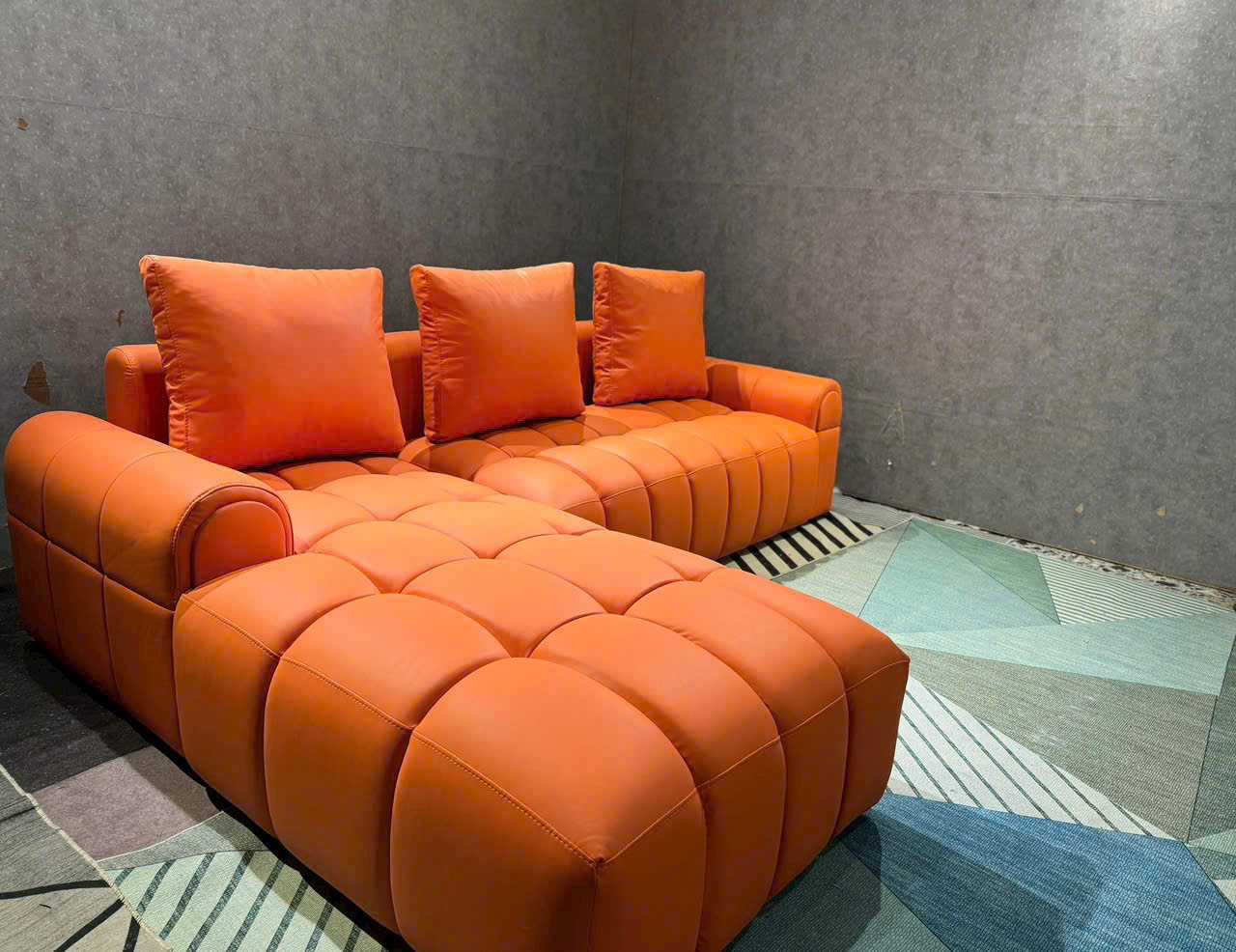 Sofa phòng khách Juno sofa Orange NK2025 KT 2m2 x 1m5